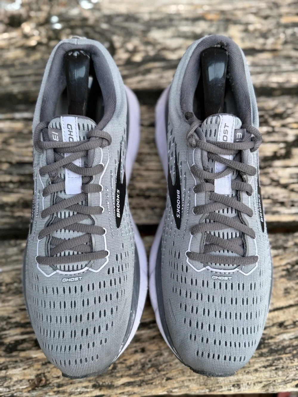 Brooks Ghost 13 Women’s Size 9 Gray Lace Up Running Shoes X1 ***See Note - Picture 3 of 15